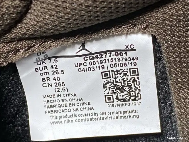 MaikeSneakers Mocha x SP CQ4277-001 Jordan Scott Low Dark 1 OG Air Travis 0517